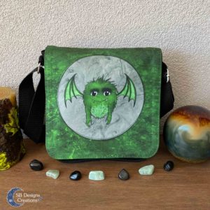 Little Monster Green Bag Small-1