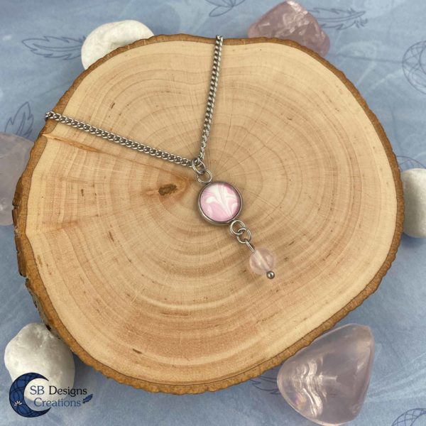 Rosequartz-Necklace-Gemstone-Jewelry-SBDC