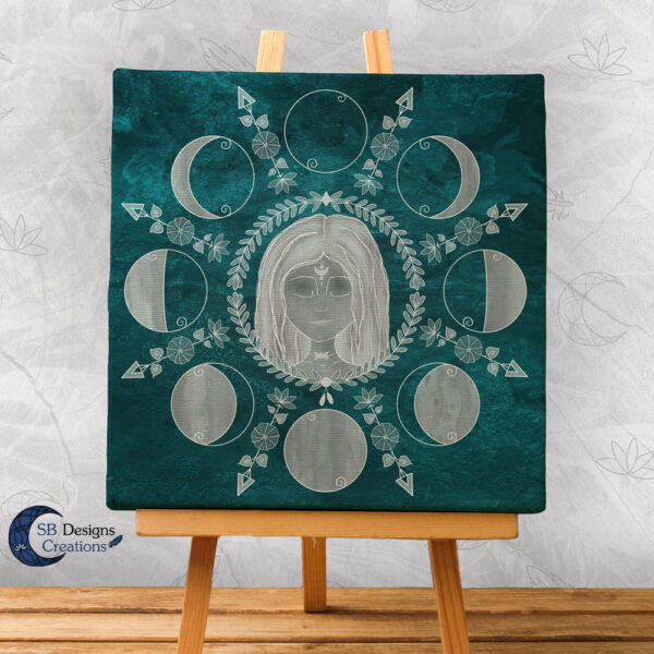 Moon Phases Canvas Art Home Docoration