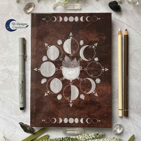 Cauldron Journal Moonphases Notebook A5 Hardcover-2