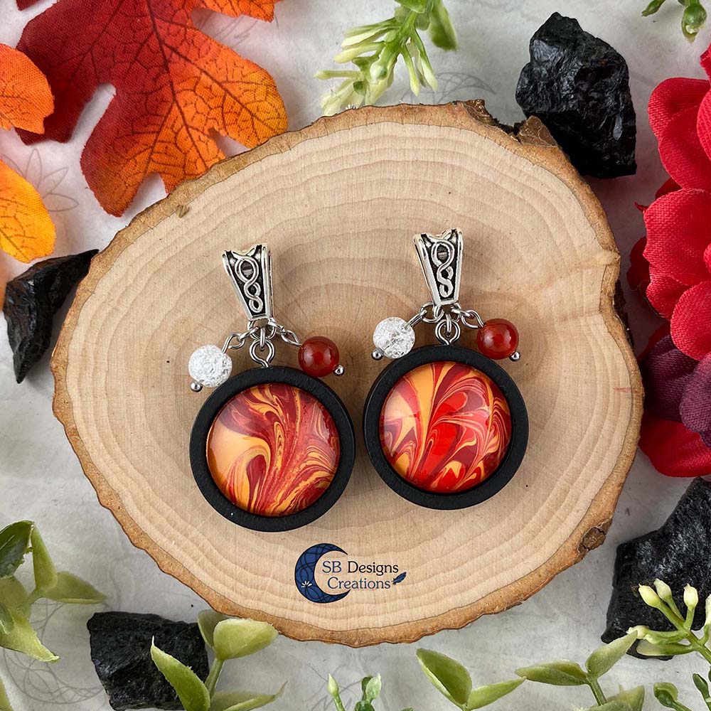 Element of Fire Jewelry - Vuur element ketting iriskwarts en carneool-4