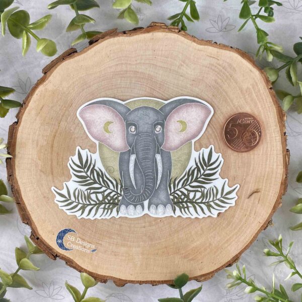 Olifant Krachtdier Elephant Spirit Animal Sticker-5