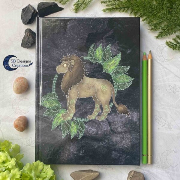 Leeuw Krachtdier-Spirit Animal-Magisch Notitieboek-1