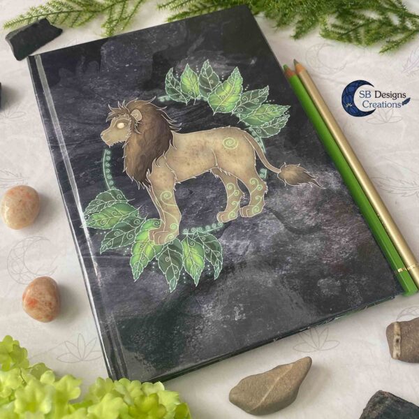 Leeuw Krachtdier-Spirit Animal-Magisch Notitieboek-2