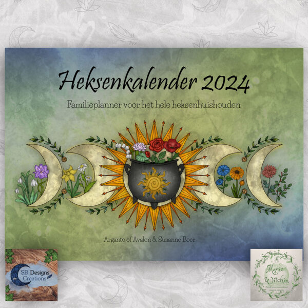 Heksen Kalender 2024 Gezinsplanner Magische Kalender