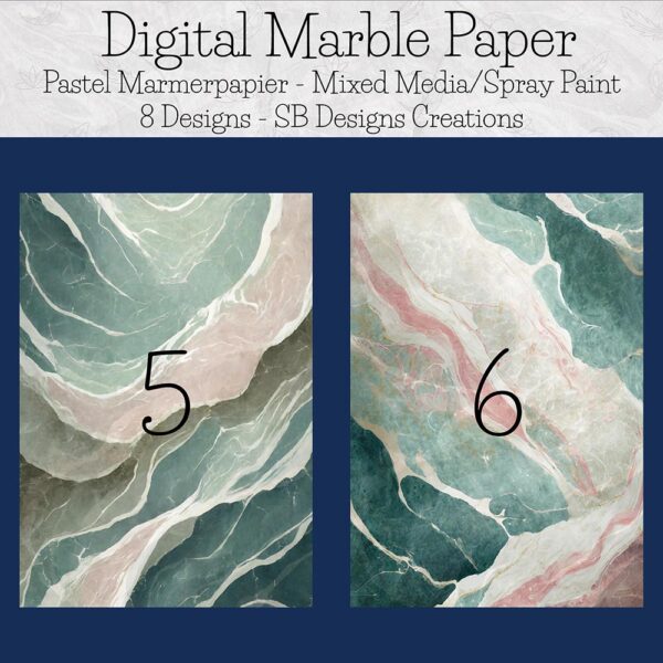 Pastel Marmer Papier Digitale Textuur-Book of Shadows-Journaling-art project-4
